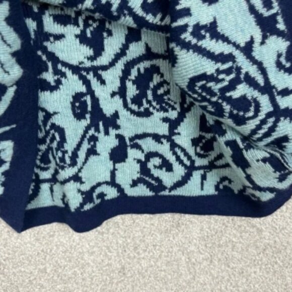 Orange Fashion Village Sweater Womens S/M Blue Pullover Tunic Stretch NEW- 1044* - Picture 4 of 9